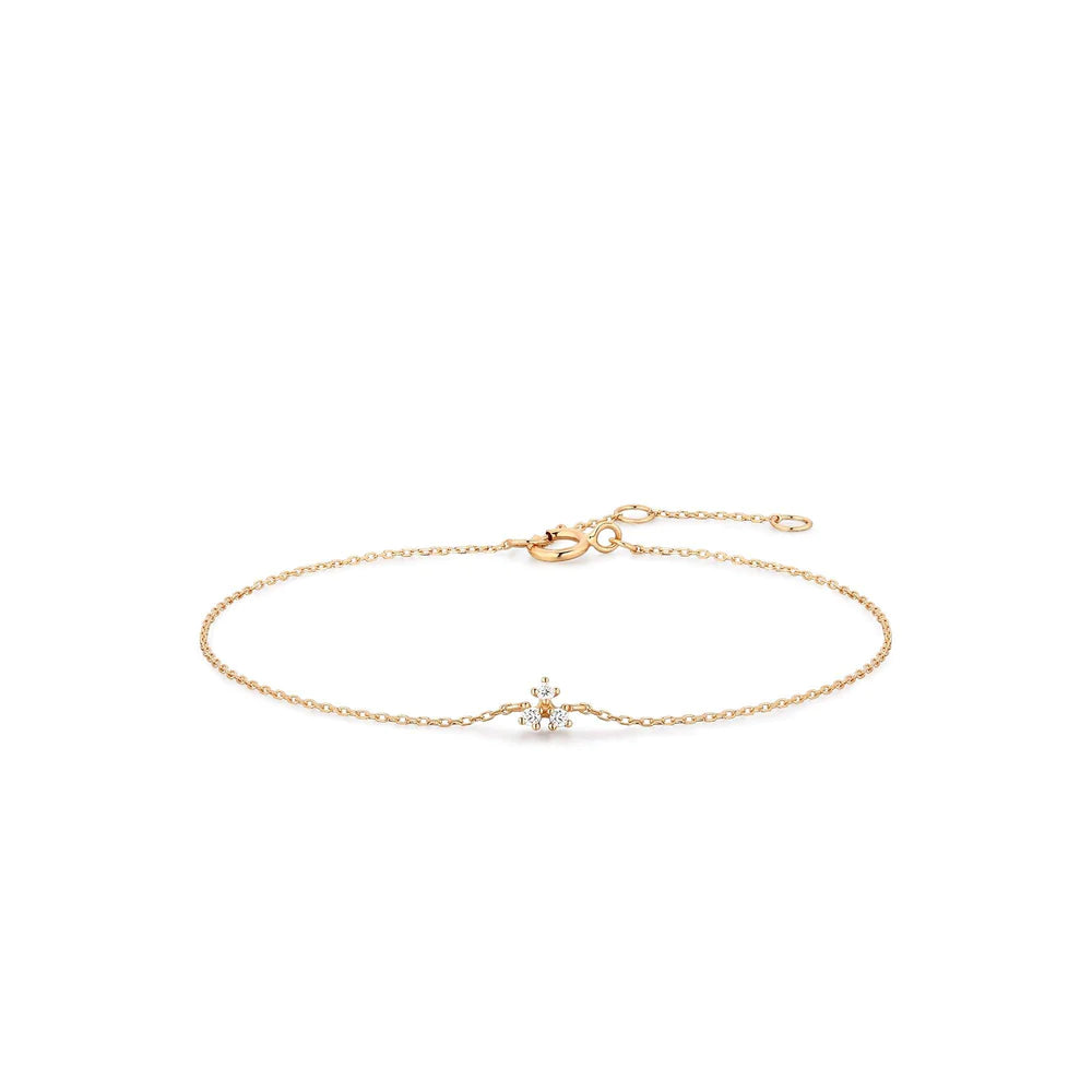 AURELIE GI Clover Diamond Bracelet