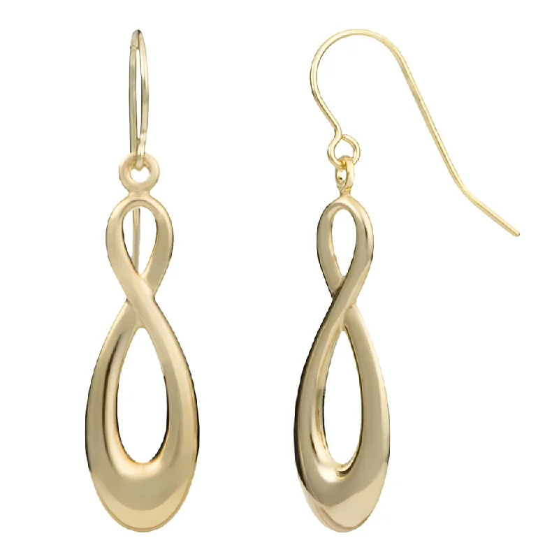 Fremada 14k Yellow Gold Figure Eight Earrings