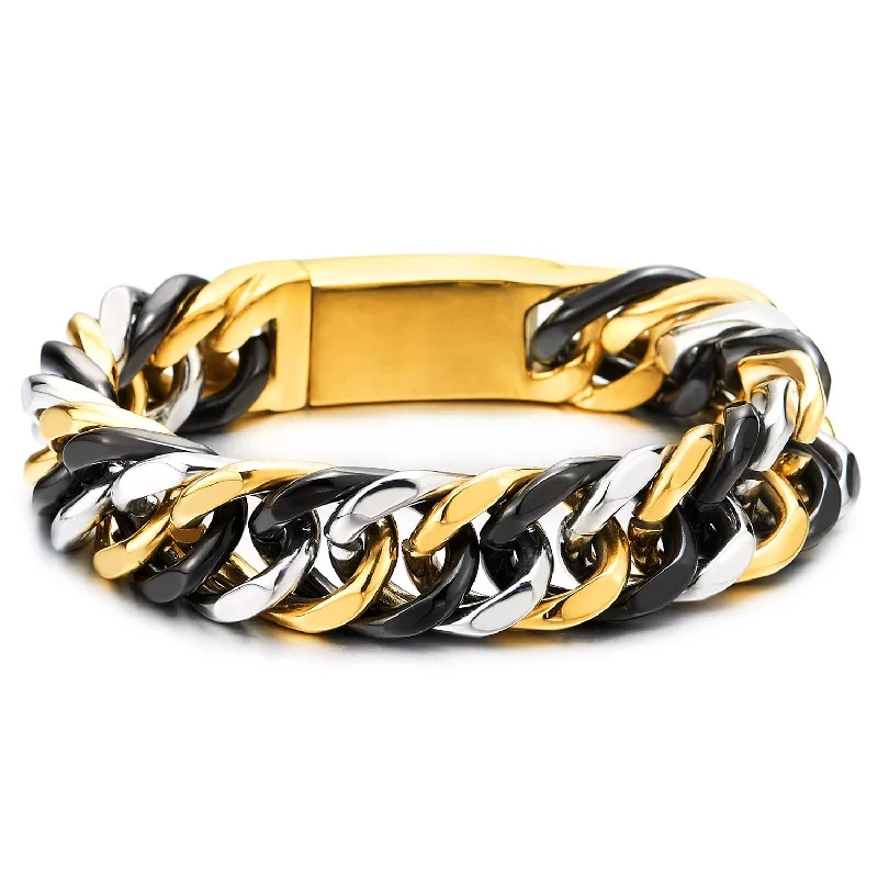 Metal Color: Silver and Gold and Black