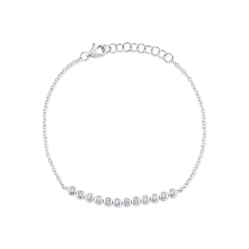 Shy Creation Diamond Bezel Bracelet