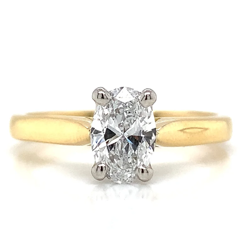 Emma - 18ct Yellow Gold 0.72ct Laboratory Grown Oval Diamond Engagement Ring