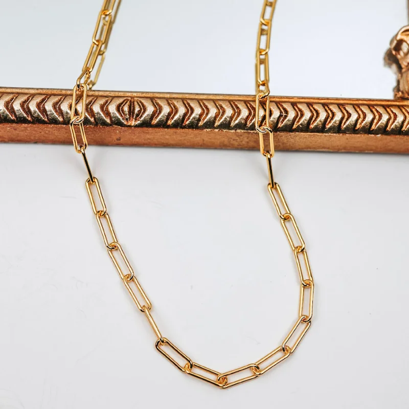 Sorrelli | Jacinda Tennis Necklace in Bright Gold Tone