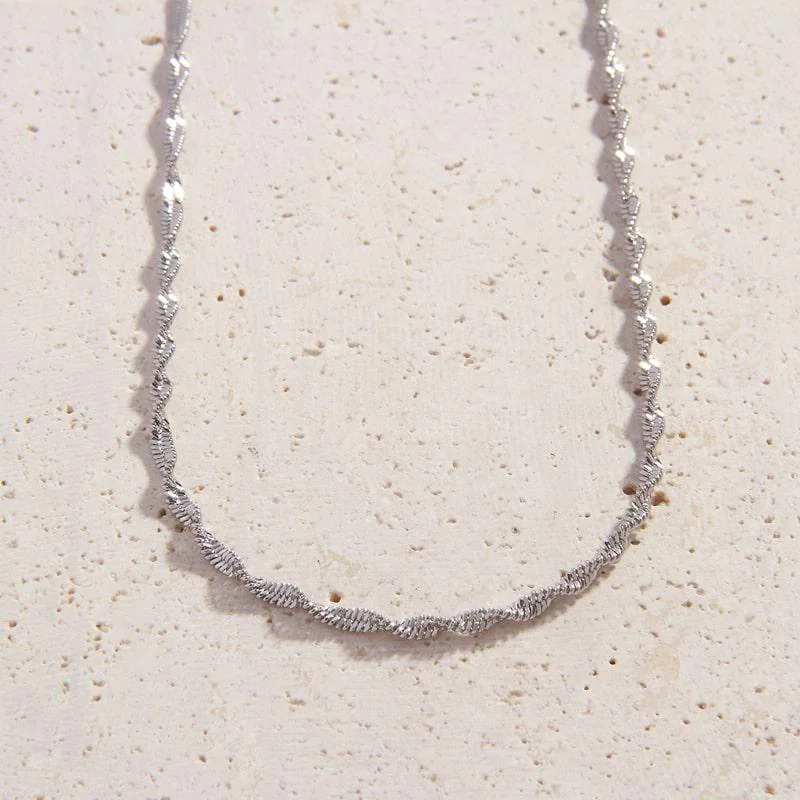 Guiliana Silver Chain Necklace