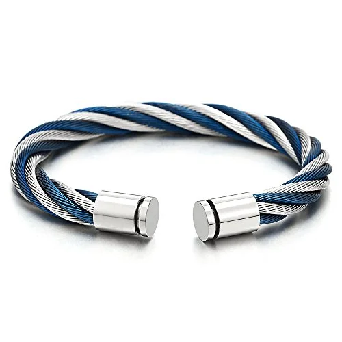 Metal Color:Blue Silver