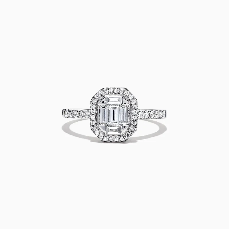 Classique 14K White Gold Diamond Ring, 0.50 TCW