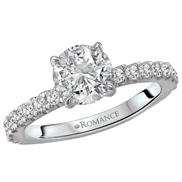 14KT WHITE GOLD 1.50CT DIAMOND ACCENT ENGAGEMENT RING