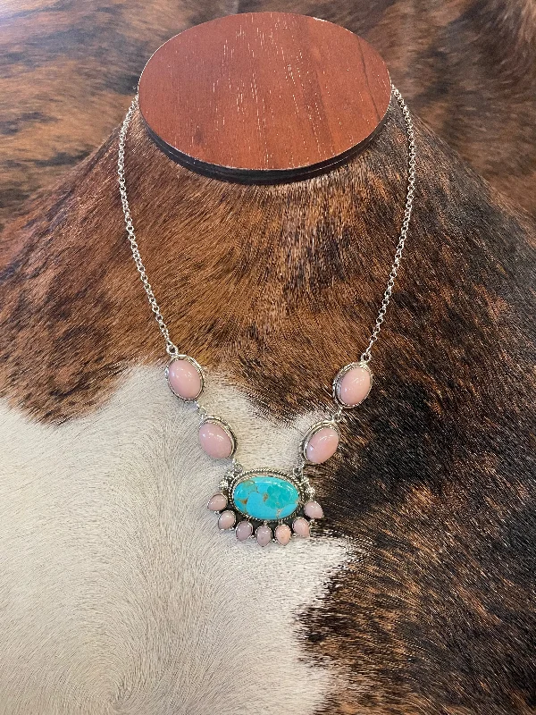 Turquoise & Opal Necklace