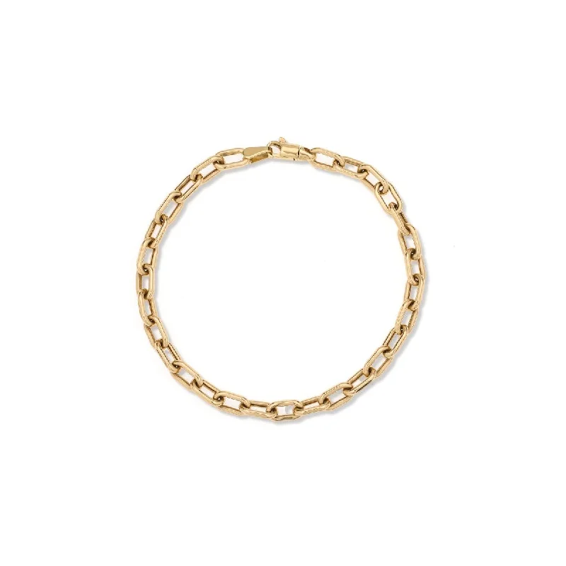 4mm Italian Chain Link Bracelet