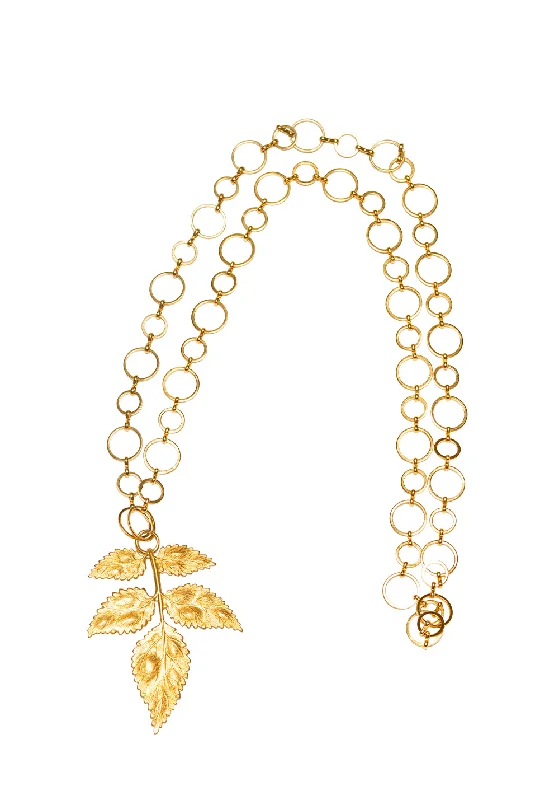 Gold Leaf Necklace